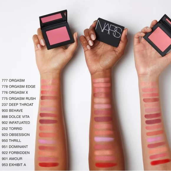 NARS - Iconic Blush - Shade 777 ‘Orgasm’ | NIB - Peachy Pink W/ Gold Shimmer - Picture 6 of 14